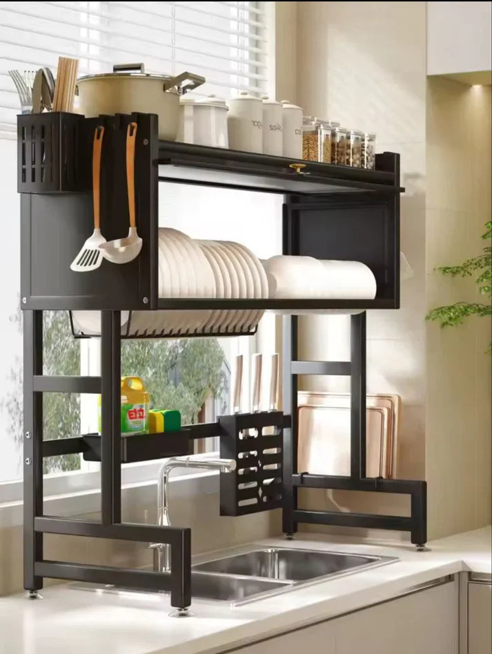 Égouttoir Surélevé Grande Capacité – Cuisine Propre et Ordonnée