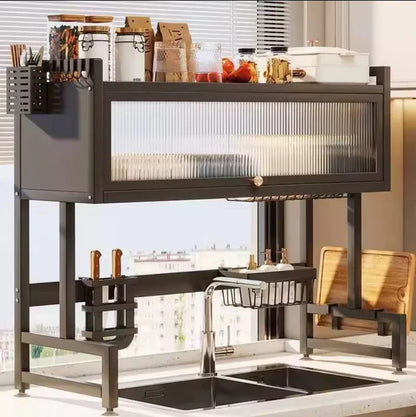 Égouttoir Surélevé Grande Capacité – Cuisine Propre et Ordonnée