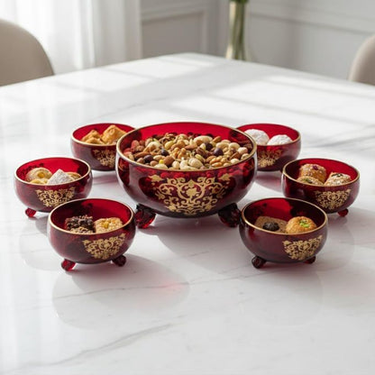 Service de bols en cristal