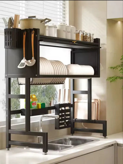 Égouttoir Surélevé Grande Capacité – Cuisine Propre et Ordonnée