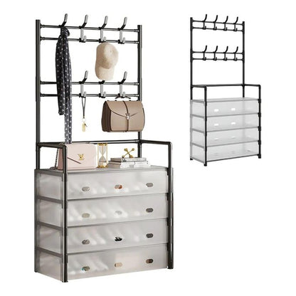 Étagère de rangement de chaussures et porte accessoires