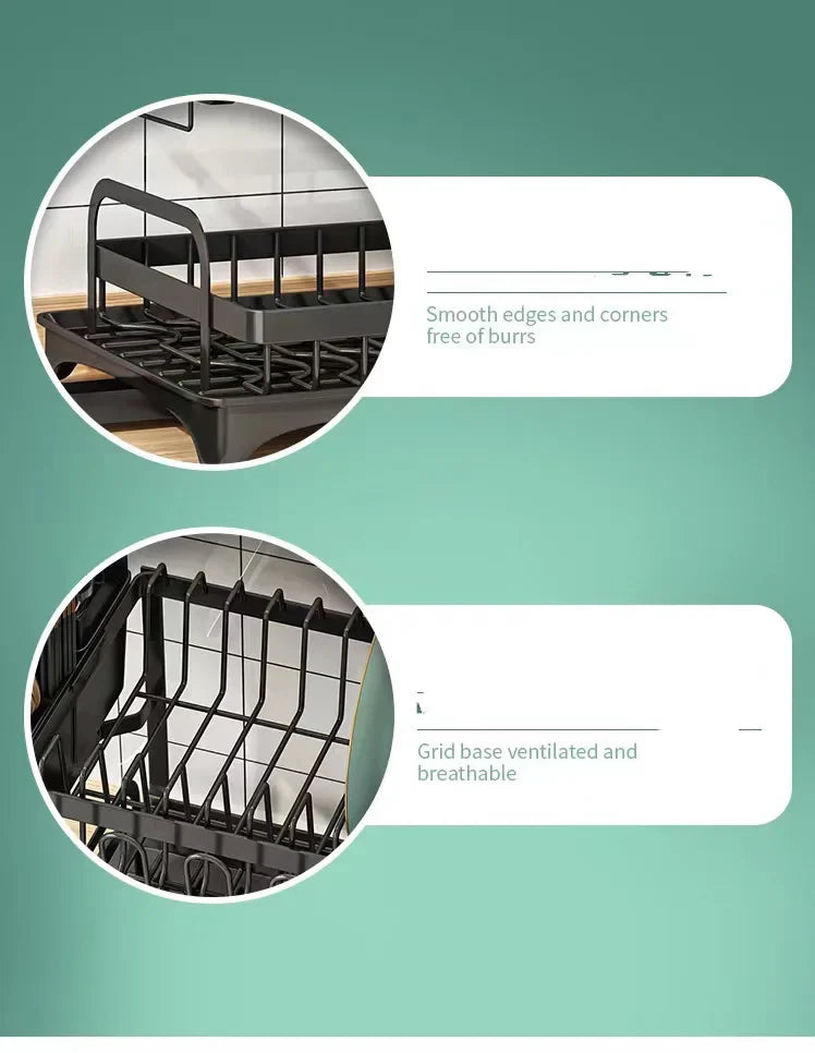 Égouttoir à Vaisselle vivana  anti stagnation d'eau