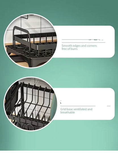 Égouttoir à Vaisselle vivana  anti stagnation d'eau