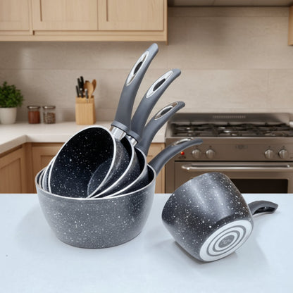 🍳 Ensemble de casseroles effet pierre