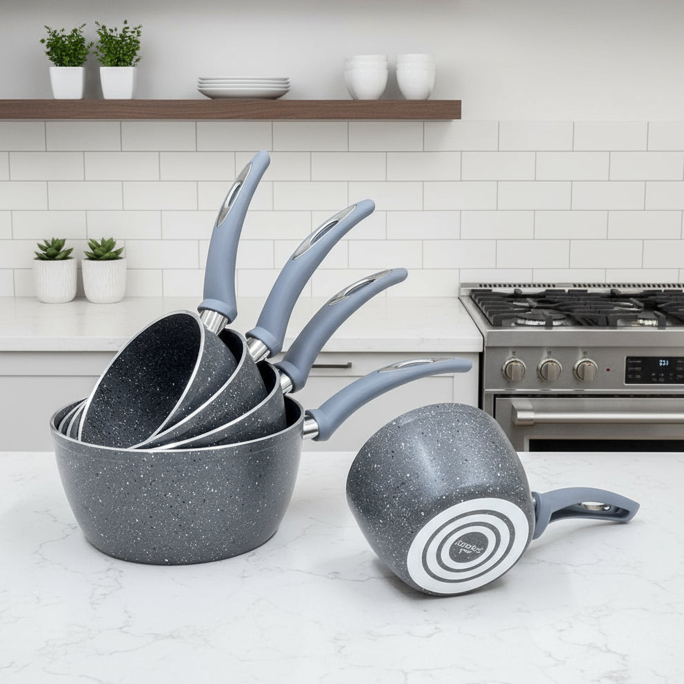 🍳 Ensemble de casseroles effet pierre