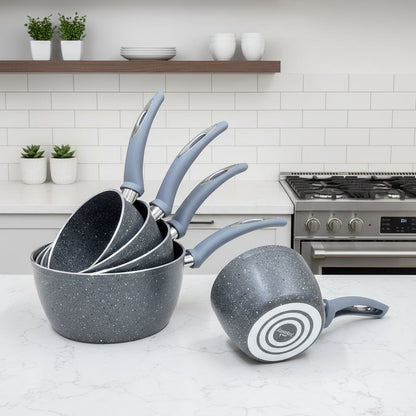 🍳 Ensemble de casseroles effet pierre