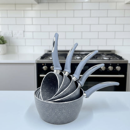 🍳 Ensemble de casseroles effet pierre