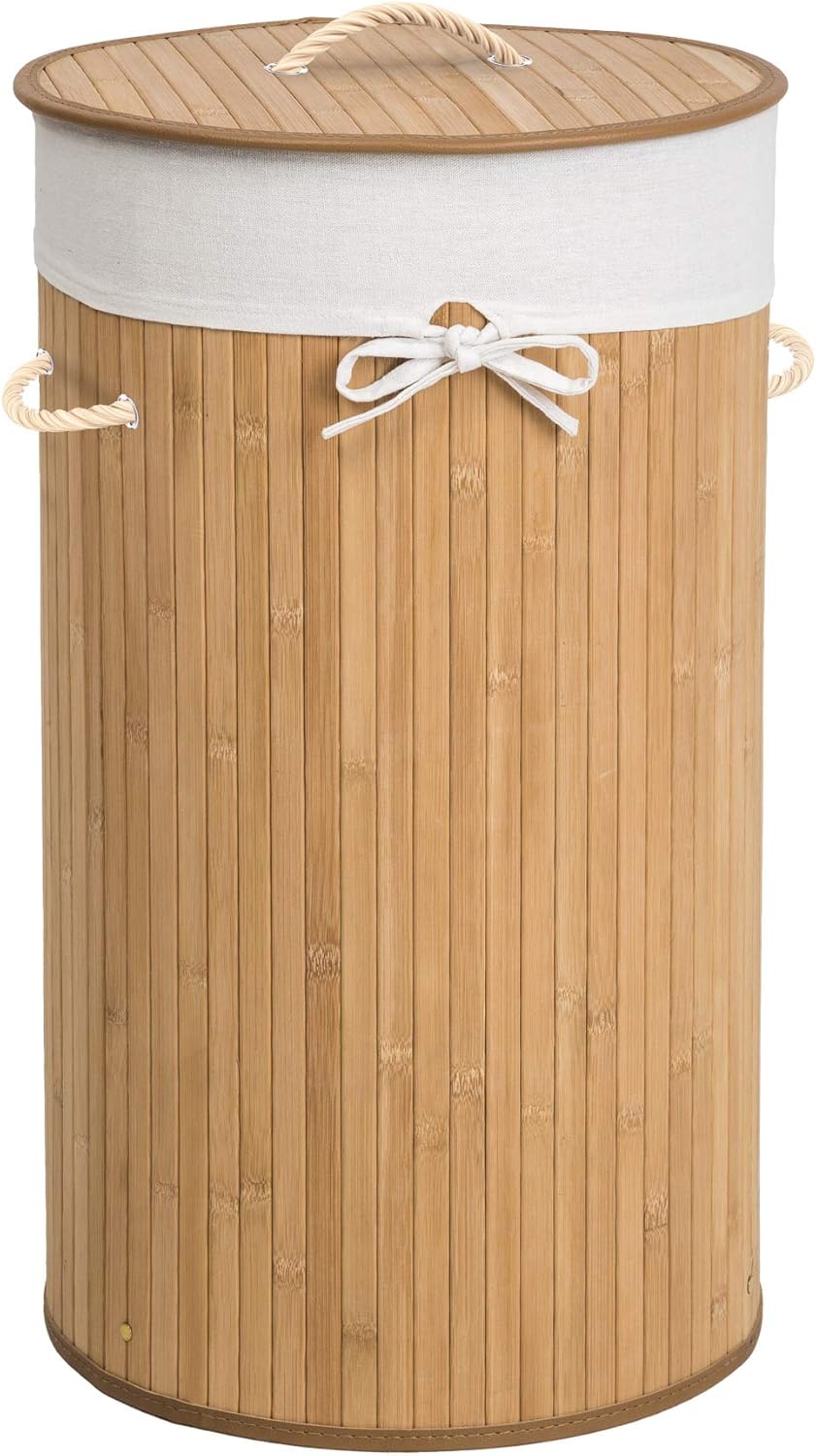 Panier à Linge Design en Matériau Naturel