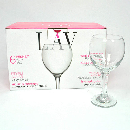 Paquet Verre 6 Pièces LAV