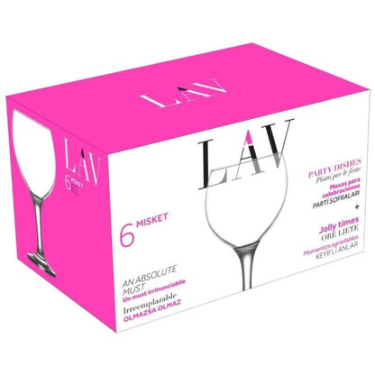 Paquet Verre 6 Pièces LAV