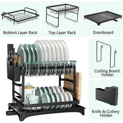 Égouttoir à Vaisselle vivana  anti stagnation d'eau