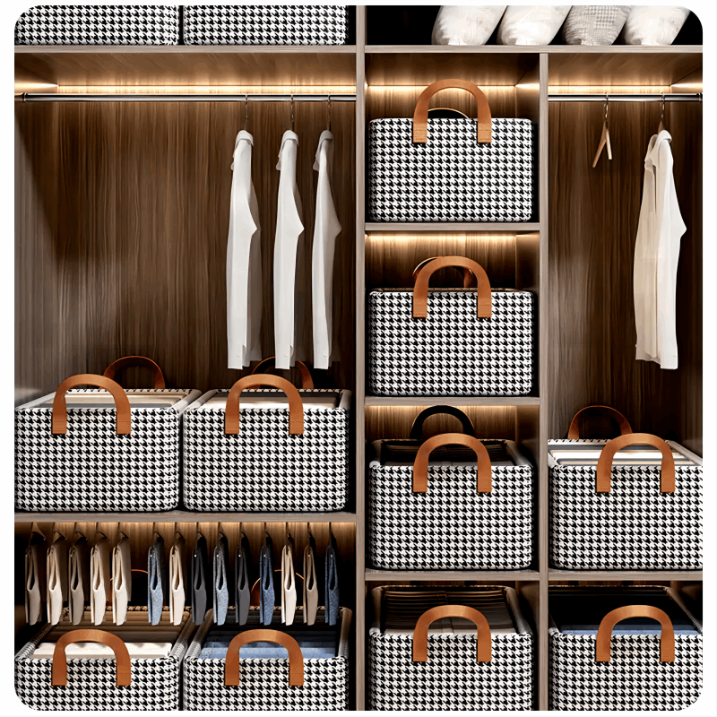 Pixa Boîte de rangement pour vêtements multifonctionnel lavable